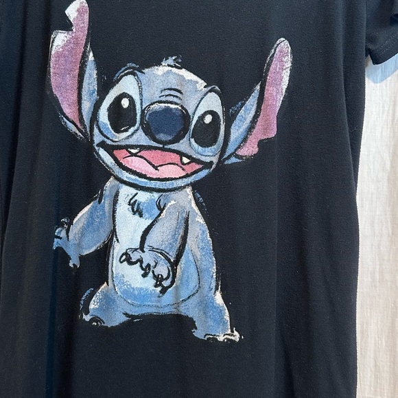POP-CULTURE T-Shirts - DISNEY’s STITCH  Women’s Sz M - BLACK - Picture 9 of 10